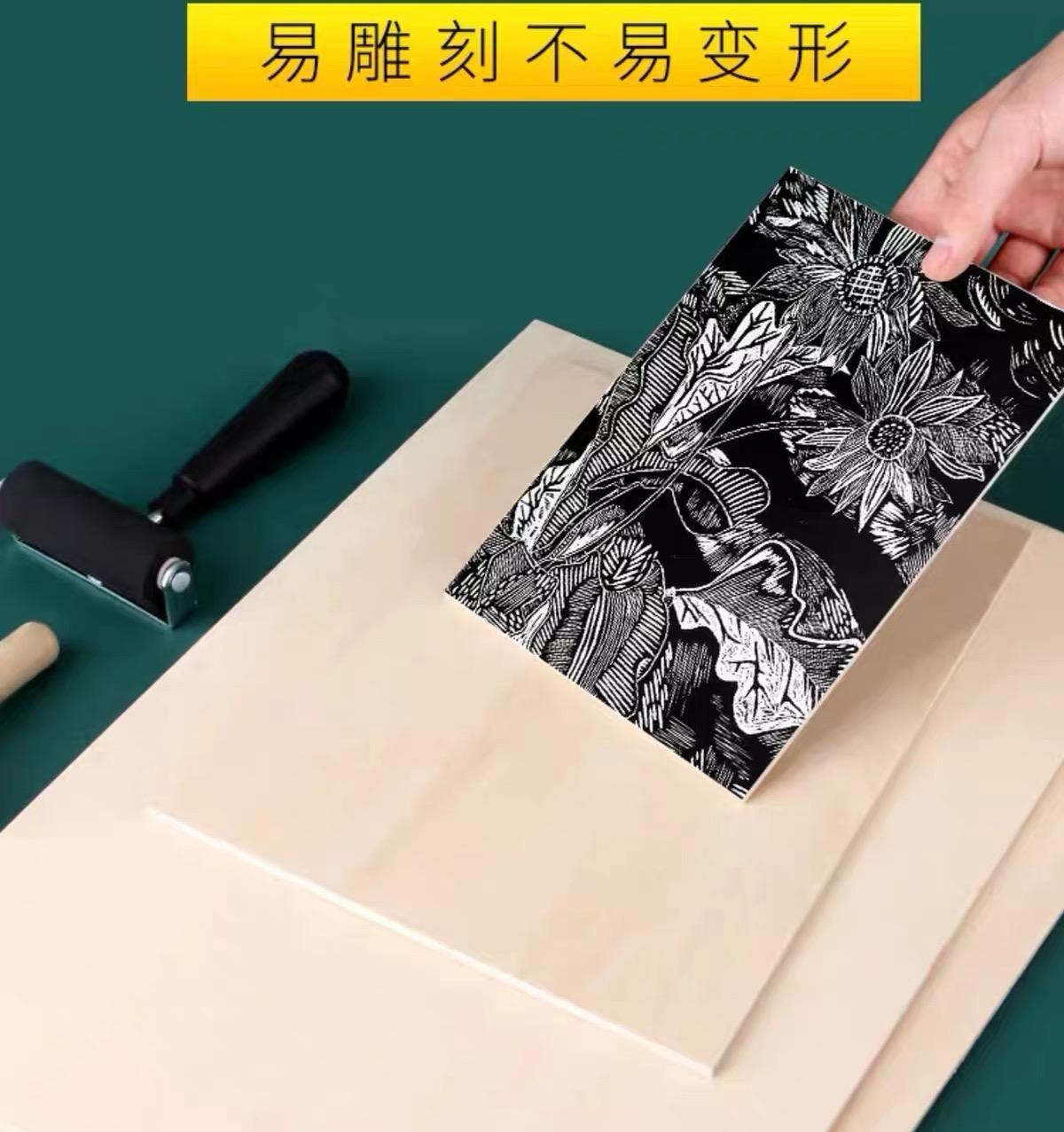Marley woodcut full basswood engraving woodcut plates A2, A3, A4, A5 Application Scenario