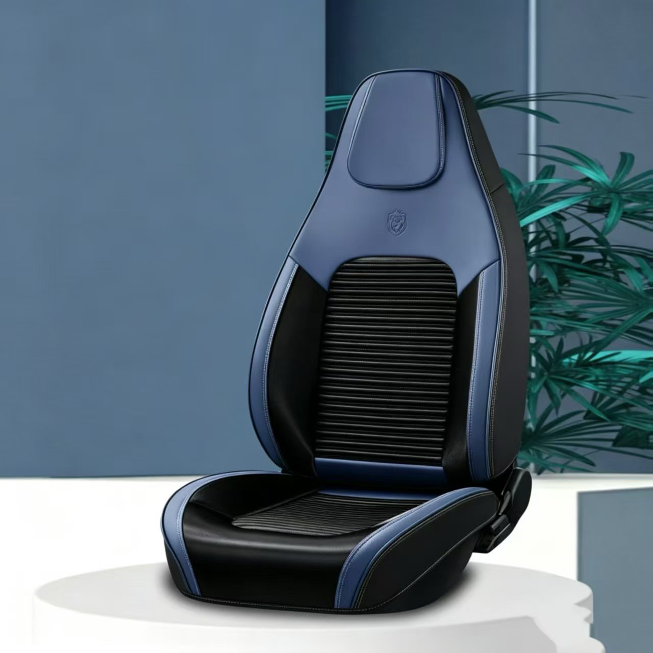 Gel memory foam universal car seat cushion set, breathable and anti-slip head body auto parts Item Picture