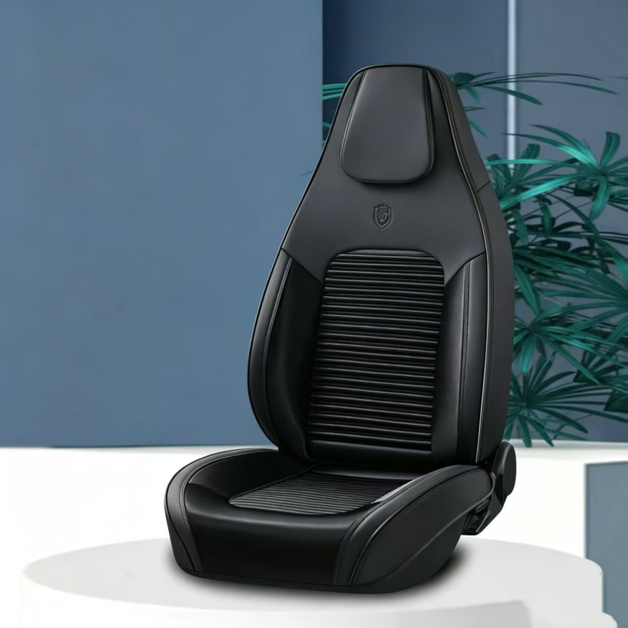 Gel memory foam universal car seat cushion set, breathable and anti-slip head body auto parts detail image 4