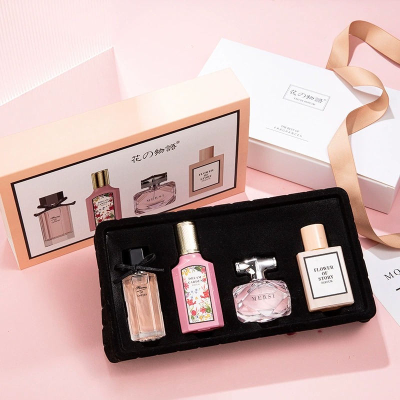 Pink gift box set of domestic Middle Eastern perfume, cross-border OEM high-end Perfumes Application Scenario