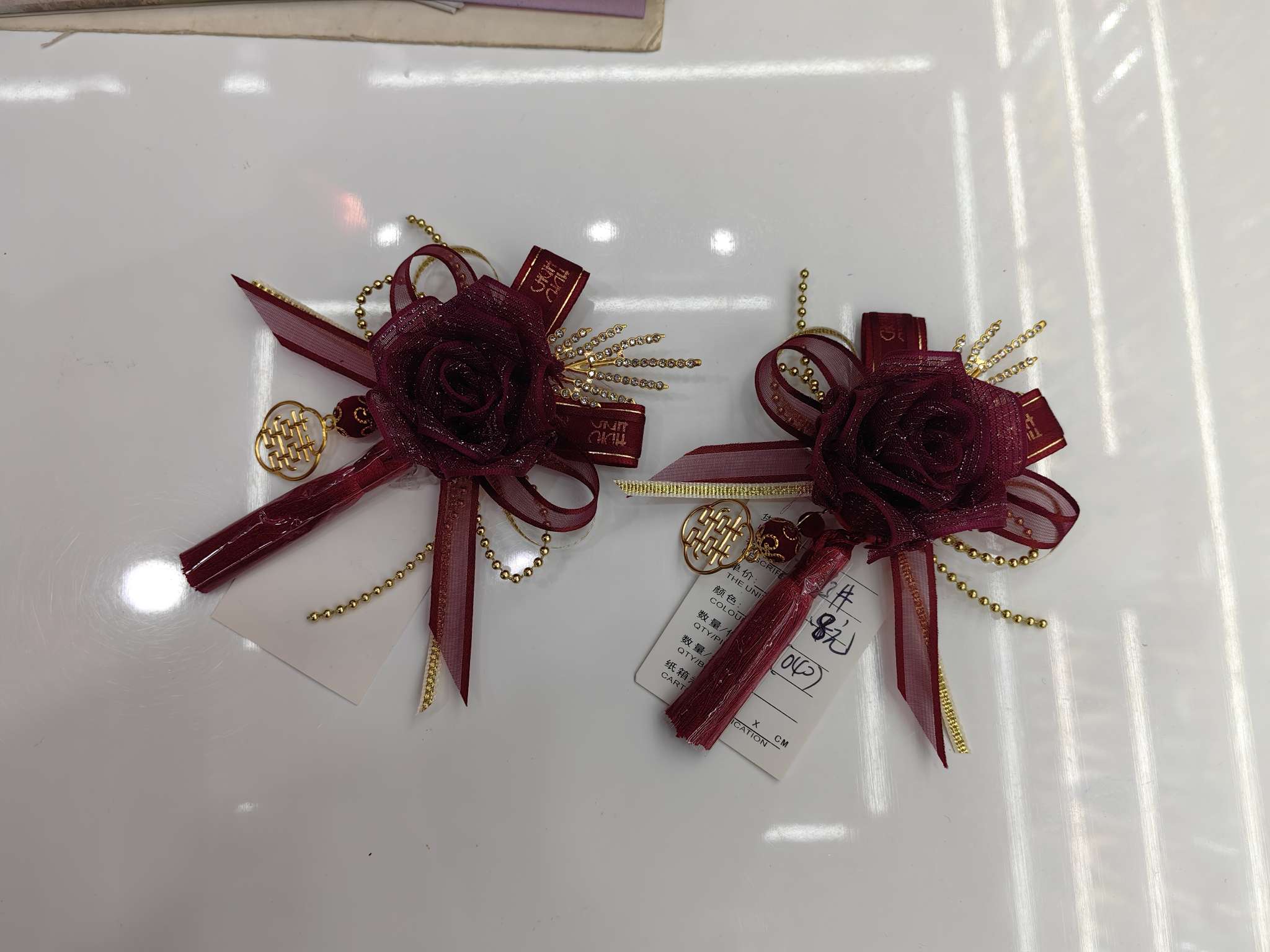 أزهار العروس والعريس، أزهار الصدر الرائعة، أزهار الزفاف، أزهار الزفاف Item Picture