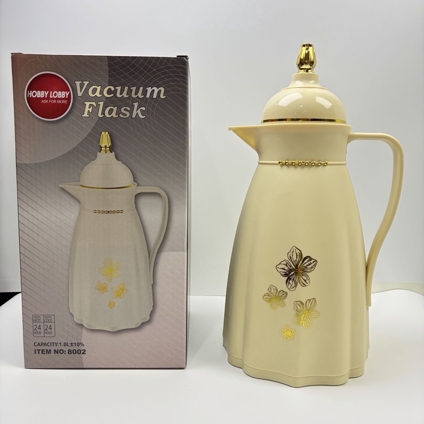 咖啡壶阿拉伯/中东水壶/不锈钢暖壶/温度杯/塑料保温瓶产品图