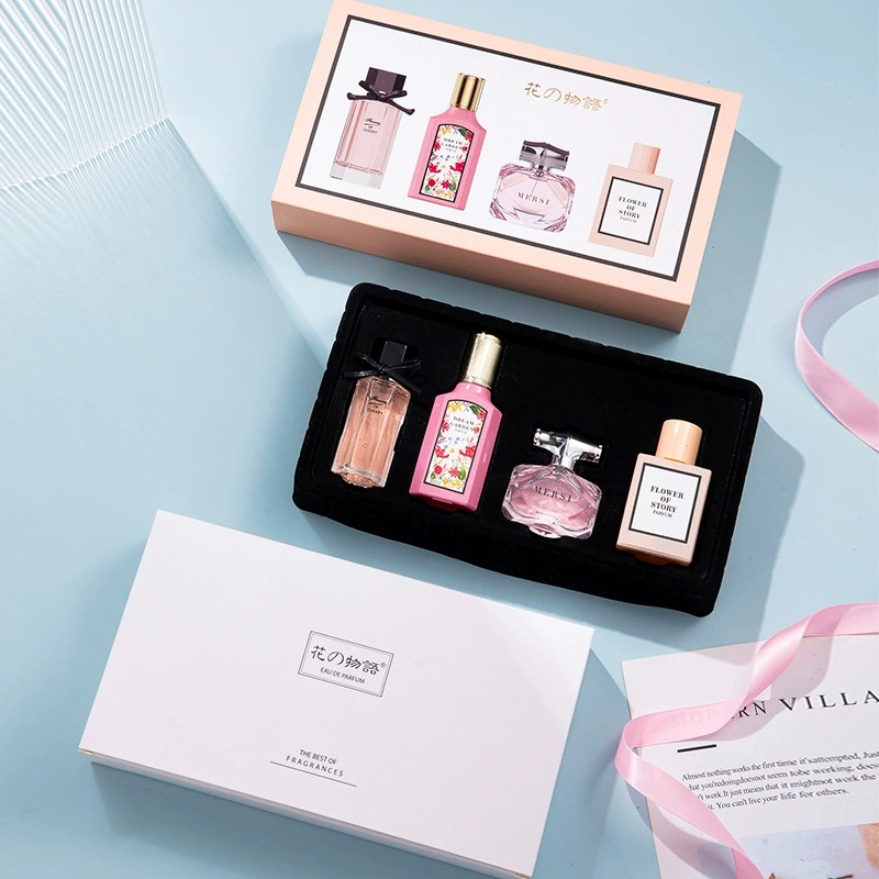 Pink gift box set of domestic Middle Eastern perfume, cross-border OEM high-end Perfumes details Picture