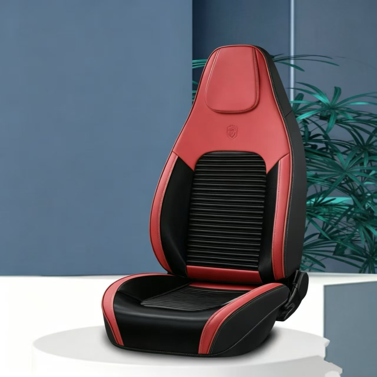 Gel memory foam universal car seat cushion set, breathable and anti-slip head body auto parts Specification image