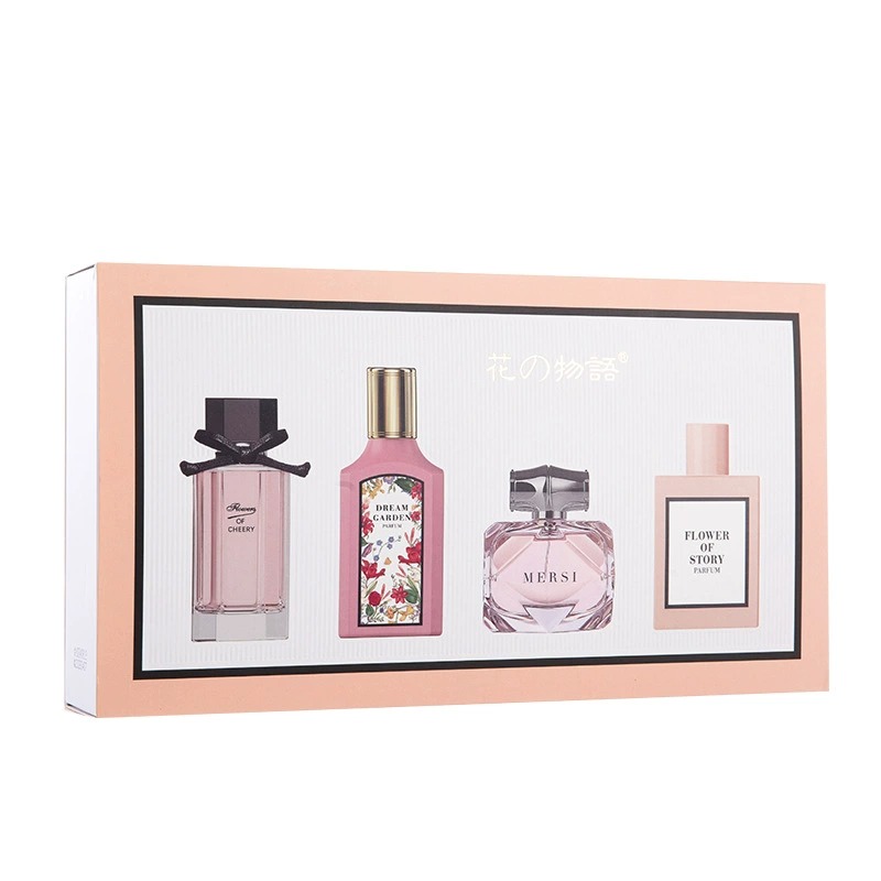 Pink gift box set of domestic Middle Eastern perfume, cross-border OEM high-end Perfumes Item Picture