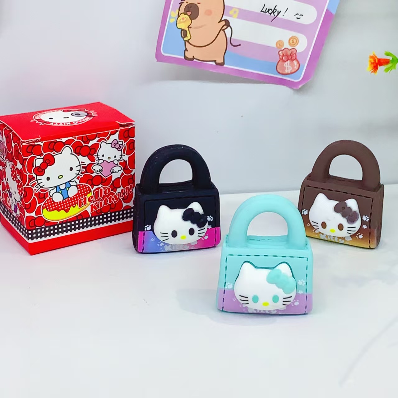 Creative Hello Kitty-themed cute little toy blind box with high appearance level desktop small ornaments Specification image