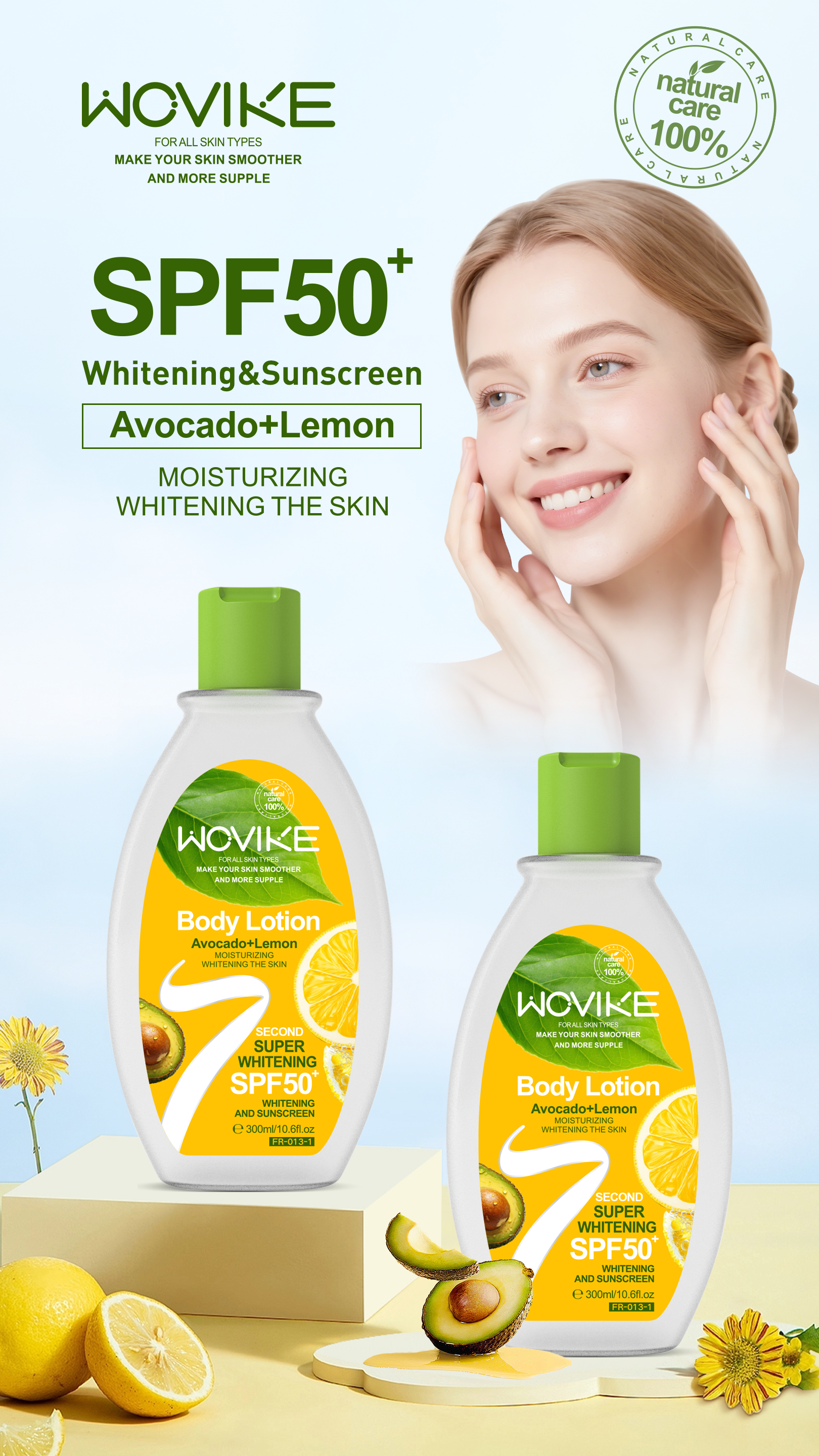 This exclusive sunscreen body lotion for foreign trade is light in texture, not greasy, and easily absorbed. After application, the skin feels refreshing and comfortable. It has sufficient sun protection for daily commuting. Factory direct sales, cross-border e-commerce, Middle East, South America, Africa detail image 3
