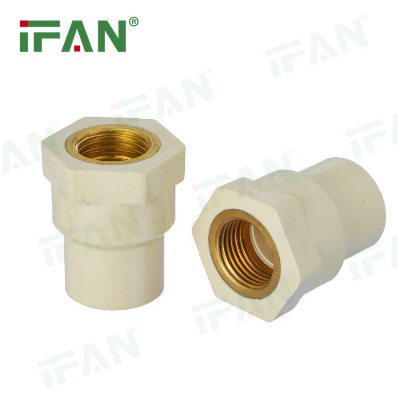 High Pressure Flexible Durable Full Sizes CPVC brass female 