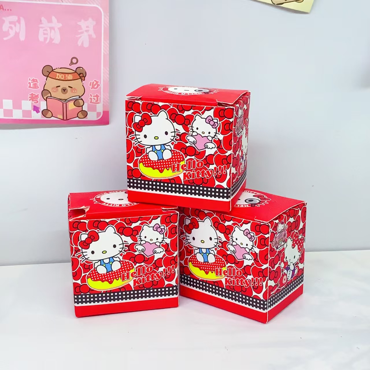 Creative Hello Kitty-themed cute little toy blind box with high appearance level desktop small ornaments Application Scenario