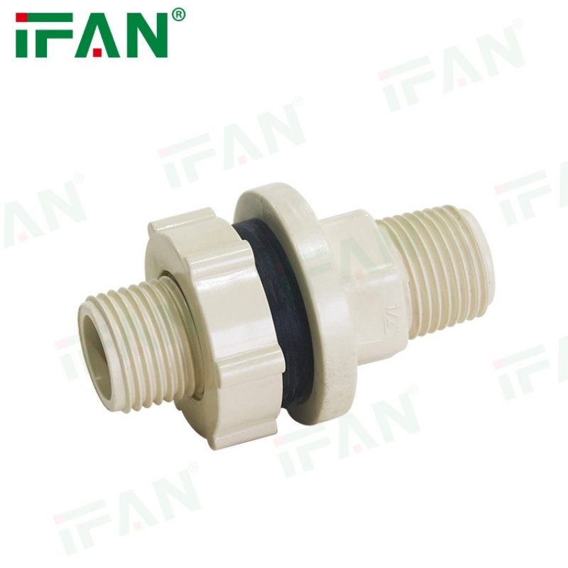 CPVC ASTM2846 Material Fitting Tank Connector for Hot Water Application Scenario