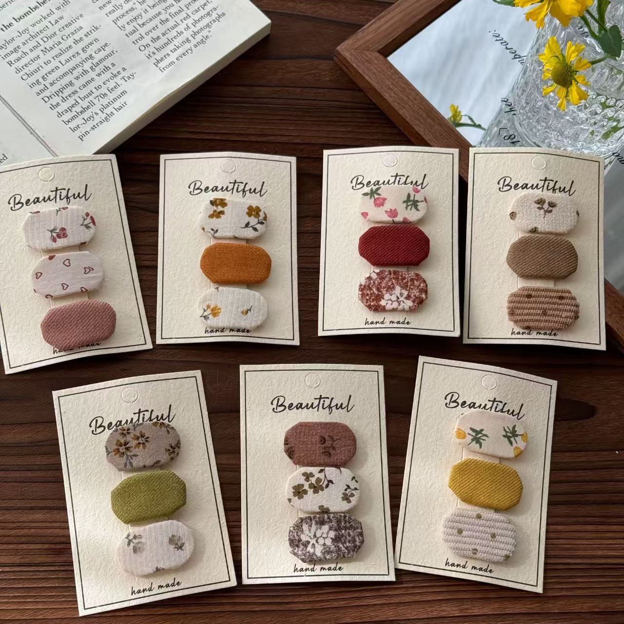 宠物头饰发夹狗狗猫咪原创法式小香风新年圣诞发箍手工发夹小皮筋不伤毛发狂甩不掉bb夹多规格多款式下单请联系客服 pic 37