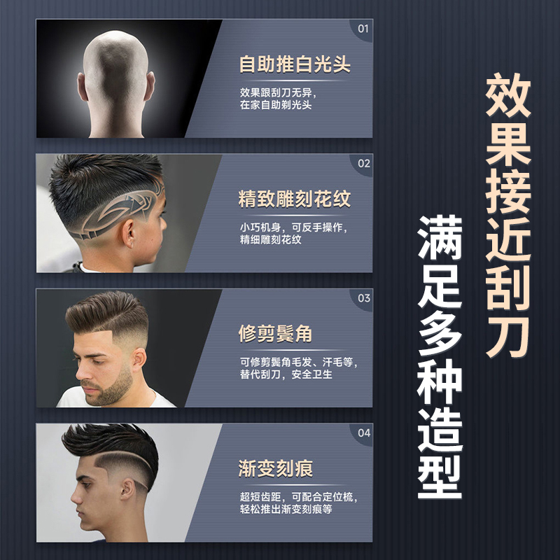 电推剪/剃头器男士/电动理发器/理发器/跨境细节图