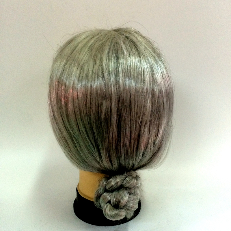 Yiwu Qianfang Toy Store dressed up and performed wigs and hair covers for old ladies and grandmothers Specification image