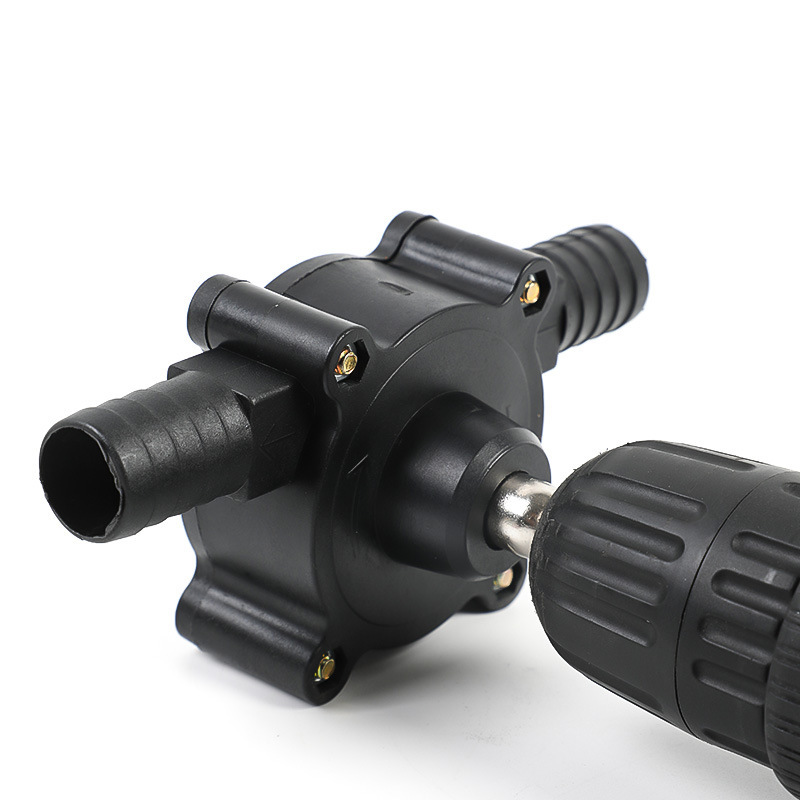 Portable hand electric drill-driven water pump, self-priming small centrifugal pump, household water tank water change oil suction pump Application Scenario