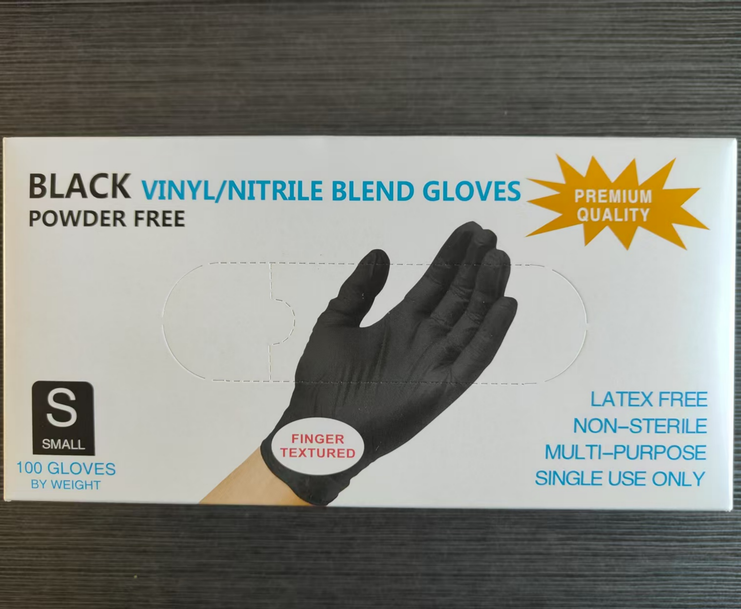 一次性复合手套 disposable gloves vinyl/nitrile S/M/L/XL