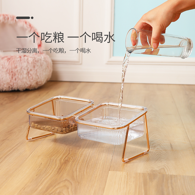 Cat feeding bowls, dog bowls, cat basins, universal water dispensers, cat and dog bowls, pet supplies, cross-border pet supplies Application Scenario