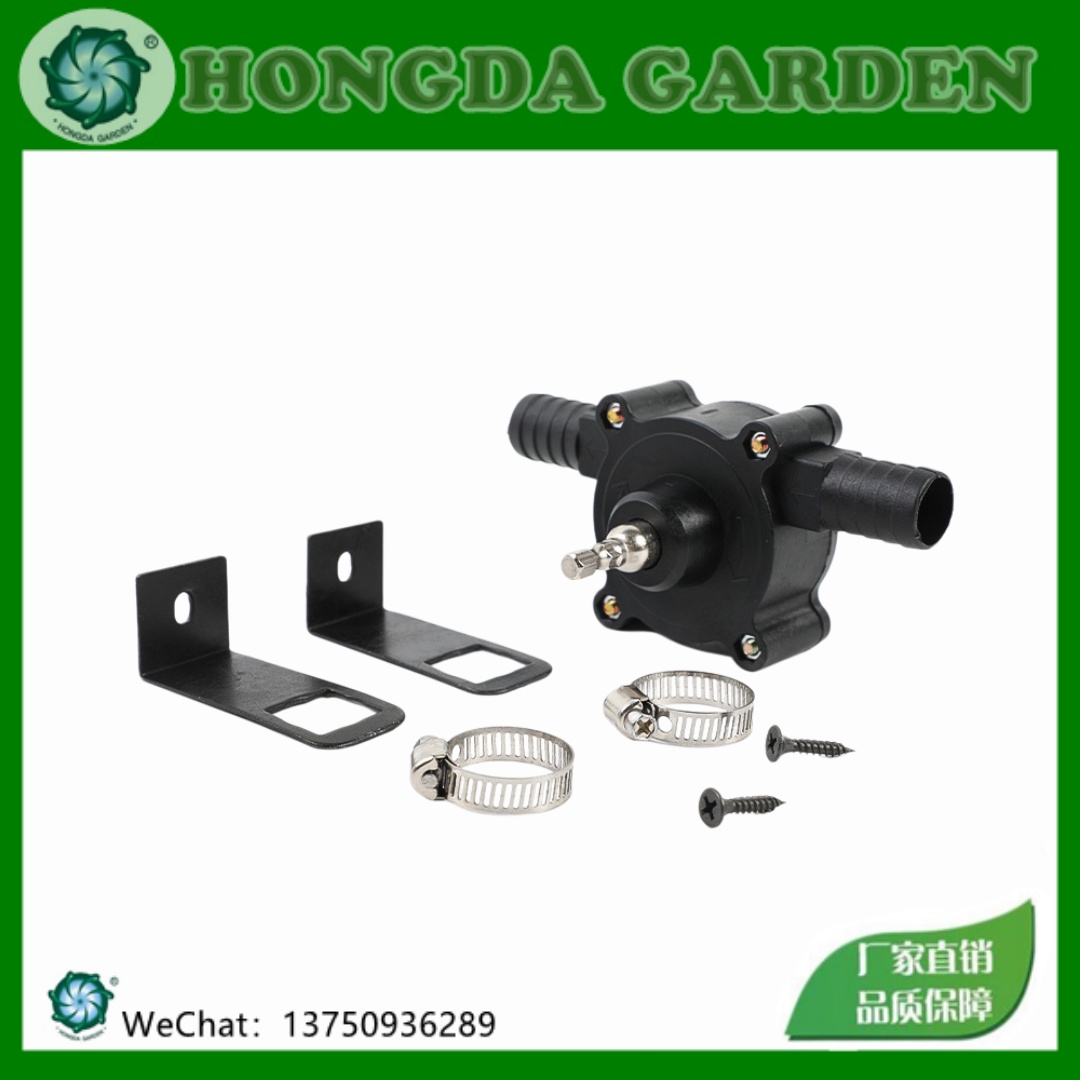 Portable hand electric drill-driven water pump, self-priming small centrifugal pump, household water tank water change oil suction pump
