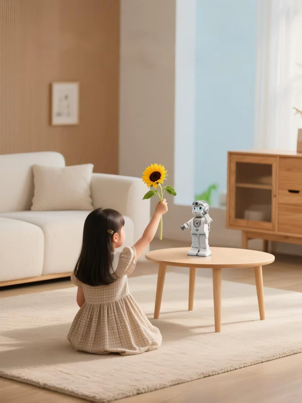 AI Wukong intelligent robot, children's voice dialogue, high-tech programming toy, companion learning, early education robot, AI robot Specification image