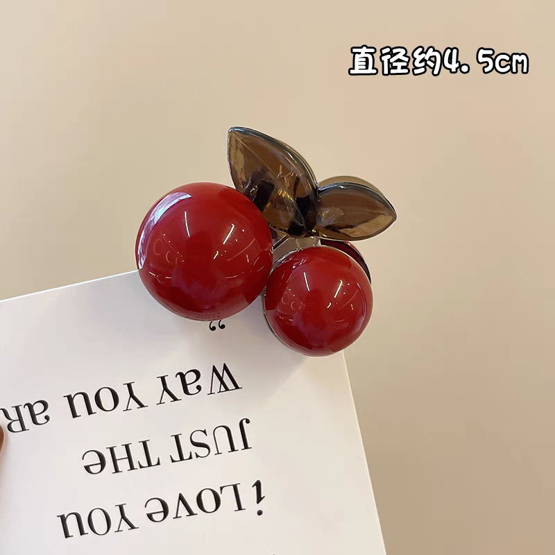 秋冬红色丝绒蝴蝶结发夹2025新款可爱小号刘海夹前额侧边夹子头饰详情图14