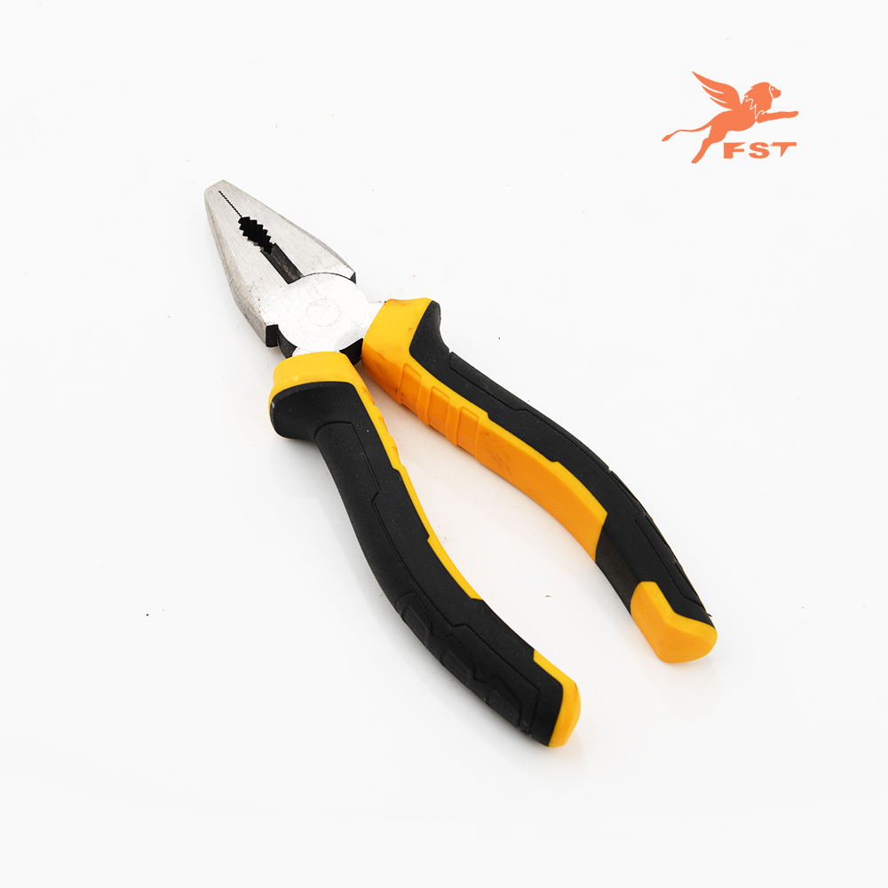 黄黑双色柄钢丝钳 LINESMAN PLIERS 钳子五金工具