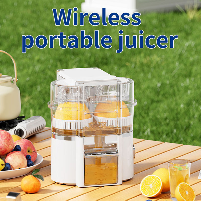 White portable wireless juicer, juicer cup, blender, 110V blender, the same model as my aunt's details Picture