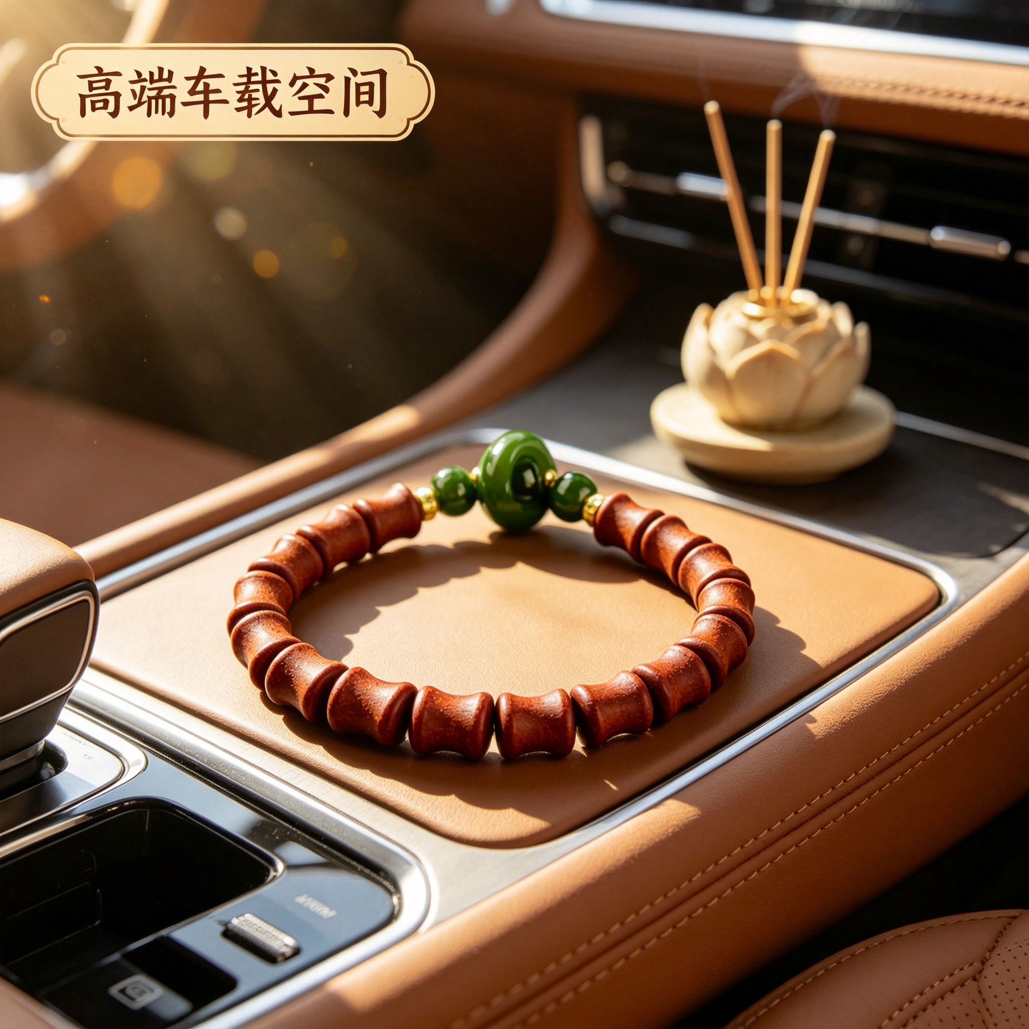 手串/合香珠/水晶手串/紫水晶手串/中医药文创细节图