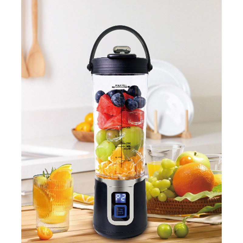 White portable juicer, rechargeable portable juicer, small household multi-functional juicer details Picture