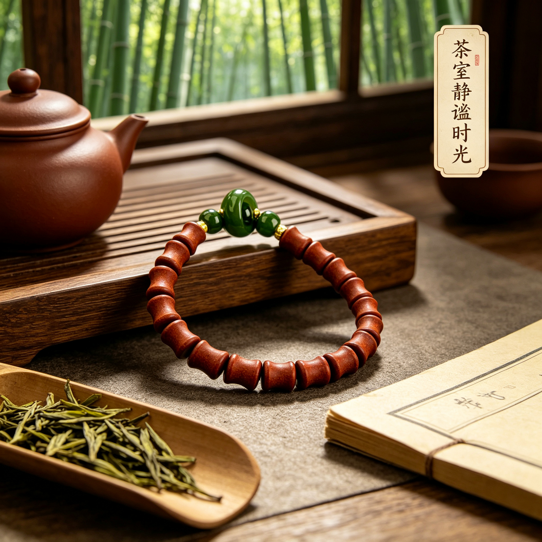 手串/合香珠/水晶手串/紫水晶手串/中医药文创产品图