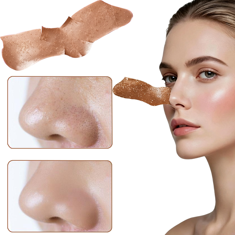 Cross-border foreign trade factory wholesale coffee blackhead removal nose patches clean pores bid farewell to strawberry noses and clean pores details Picture