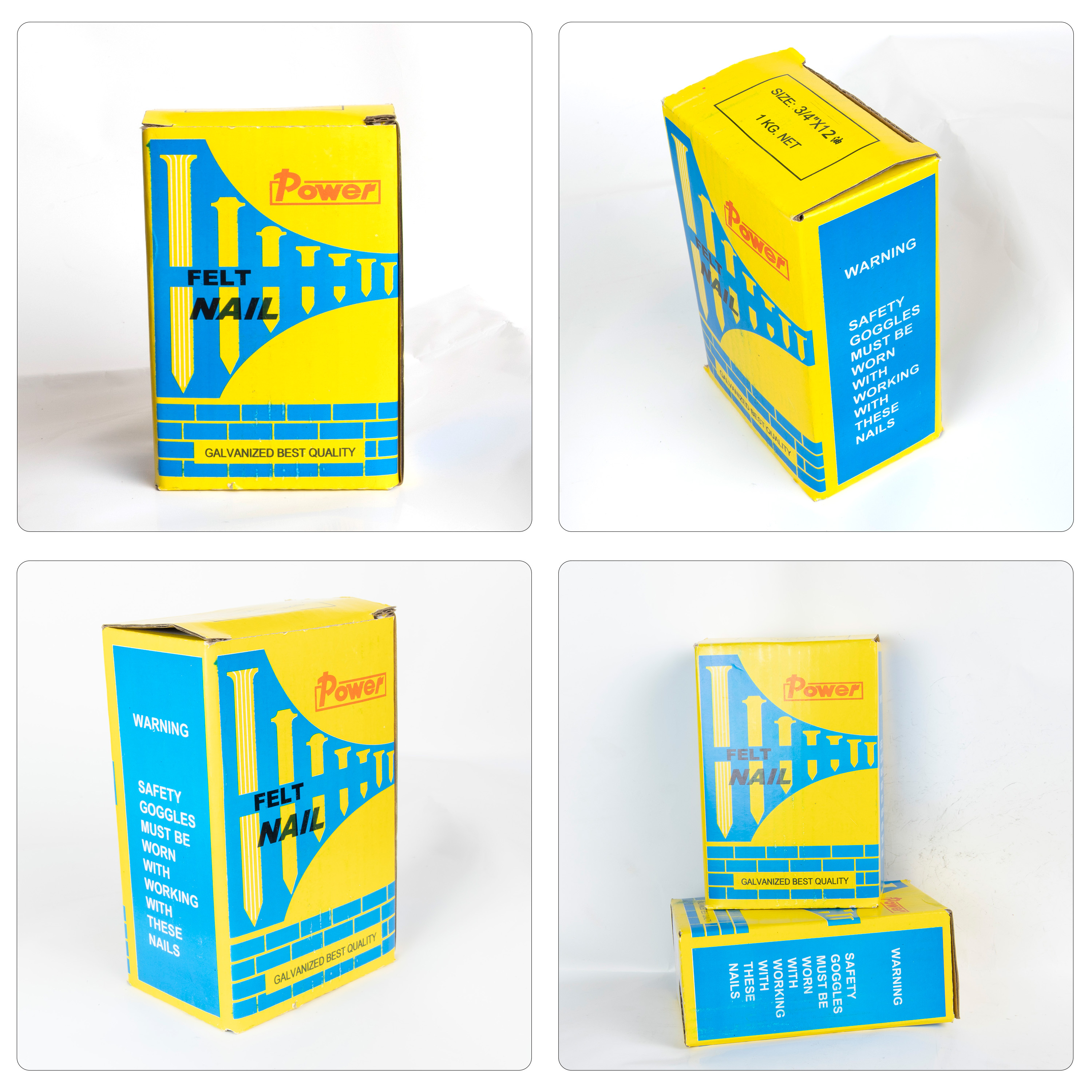GALVANIZED FELT NAIL/CELLING NAIL 400G/BAG Item Picture