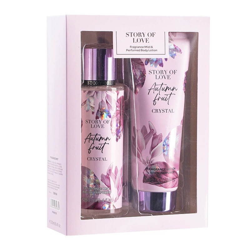 Cross-border foreign trade all-English perfume Body lotion Victoria Perfume Body Lotion Four-piece Set Vietnam Southeast Asia Application Scenario
