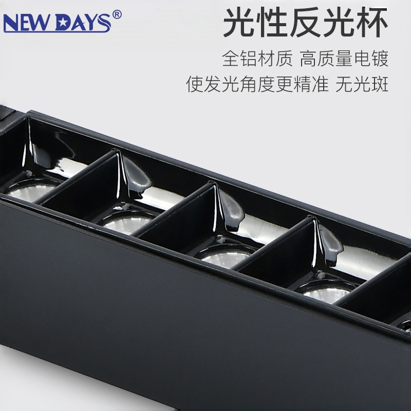 أضواء مدارية ذات ضغط عال عالية من طراز LED من طراز Newdays العابرة للحدود، ومصابيح ذات تركيز متعدد الأبعاد طويلة المدى، ومصابيح مدارية مكيفة بمصابيح دائرية مكسوة بمصابيح دائرية مثبتة على خط الزوايا details Picture