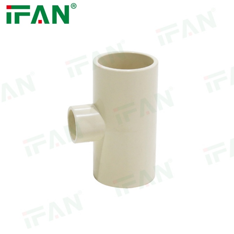 China Factory DIN Standards  CPVC Pipe Fittings Reducer Tee details Picture