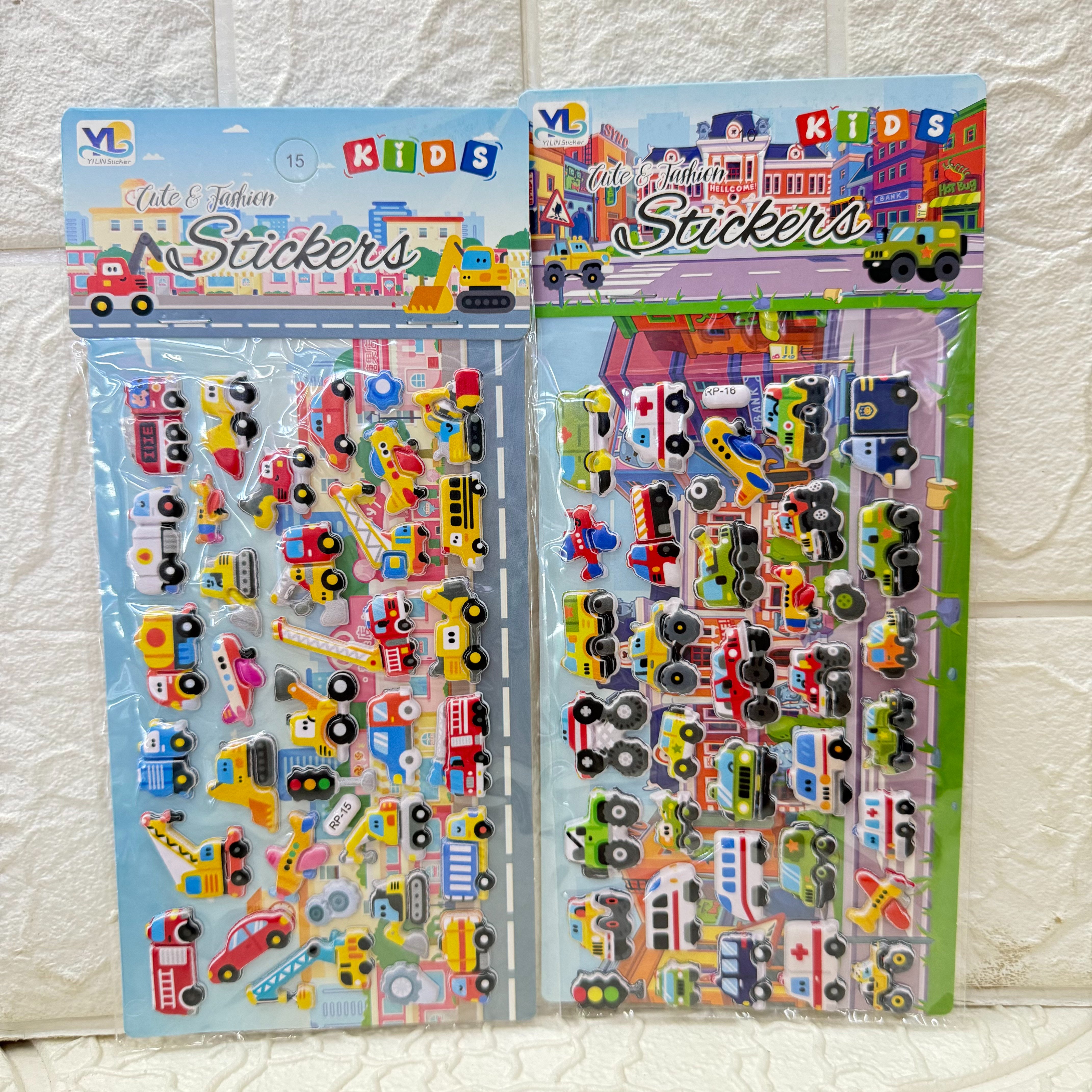 Cartoon foam 3D stickers, children's thickened foam stickers, animal reward stickers, 3D bubble stickers Application Scenario