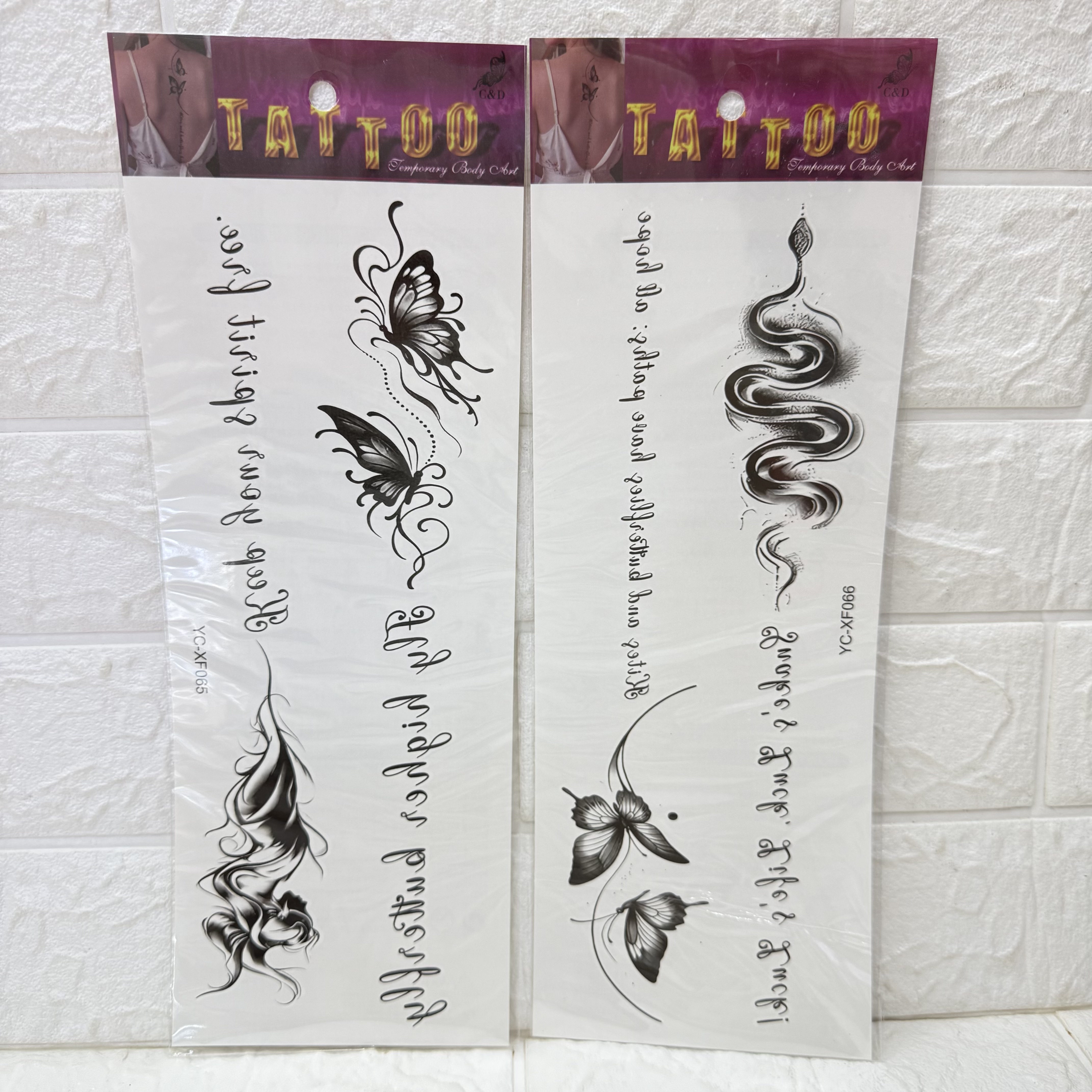 Flower butterfly tattoo stickers, 3D simulation stereoscopic tattoo stickers, sexy waistline, chest tattoo stickers Item Picture