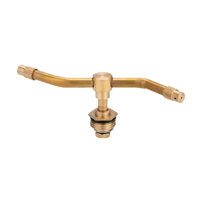 All-copper 360° rotating sprinkler head, three-fork and four-fork rocker arm spray head, automatic irrigation and watering device for agricultural greening, courtyard and garden Item Picture