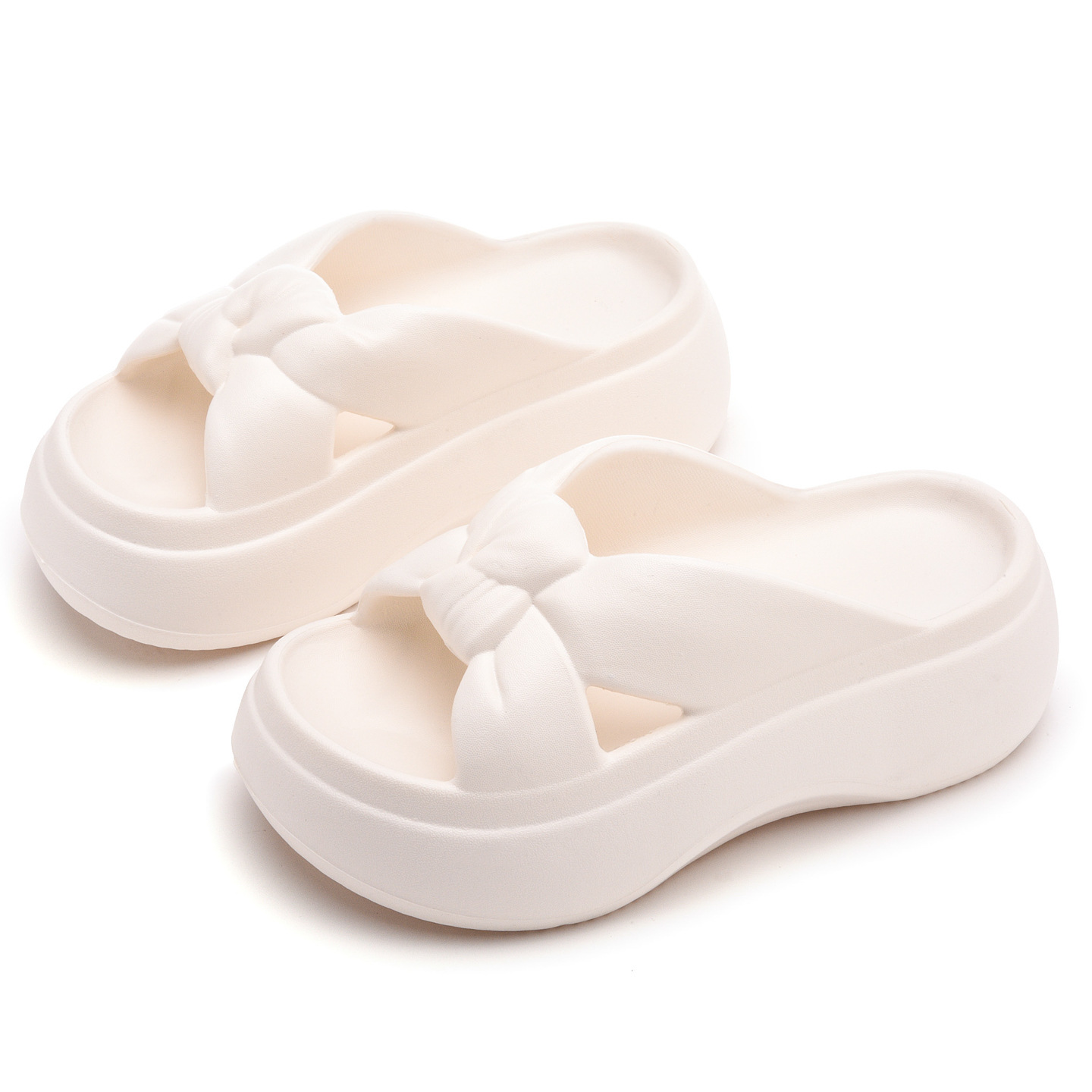 New thick-soled, touching flip-flops for women to wear outside, summer indoor home, foot-hugging beach, popular cool slippers Item Picture