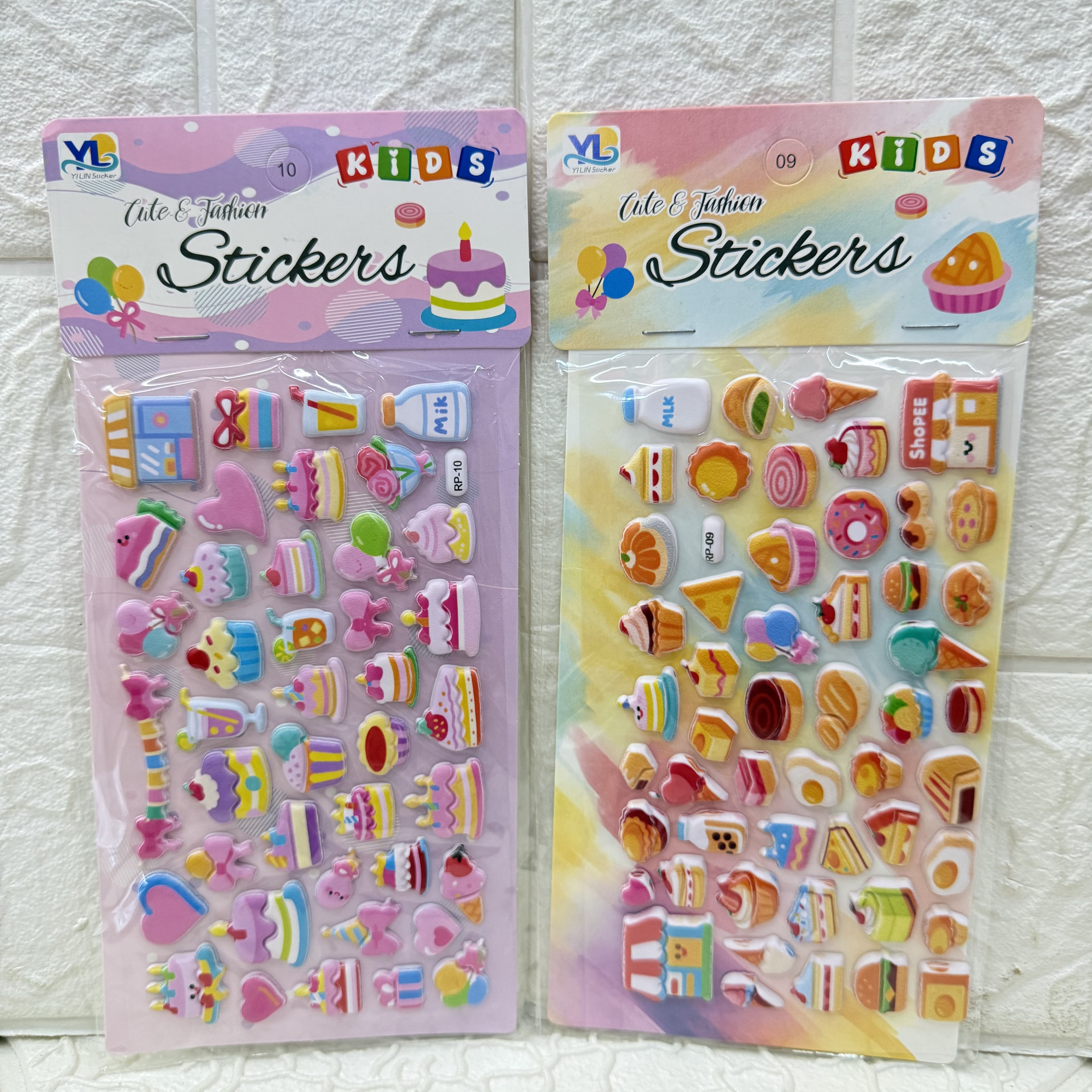 Cartoon foam 3D stickers, children's thickened foam stickers, animal reward stickers, 3D bubble stickers details Picture