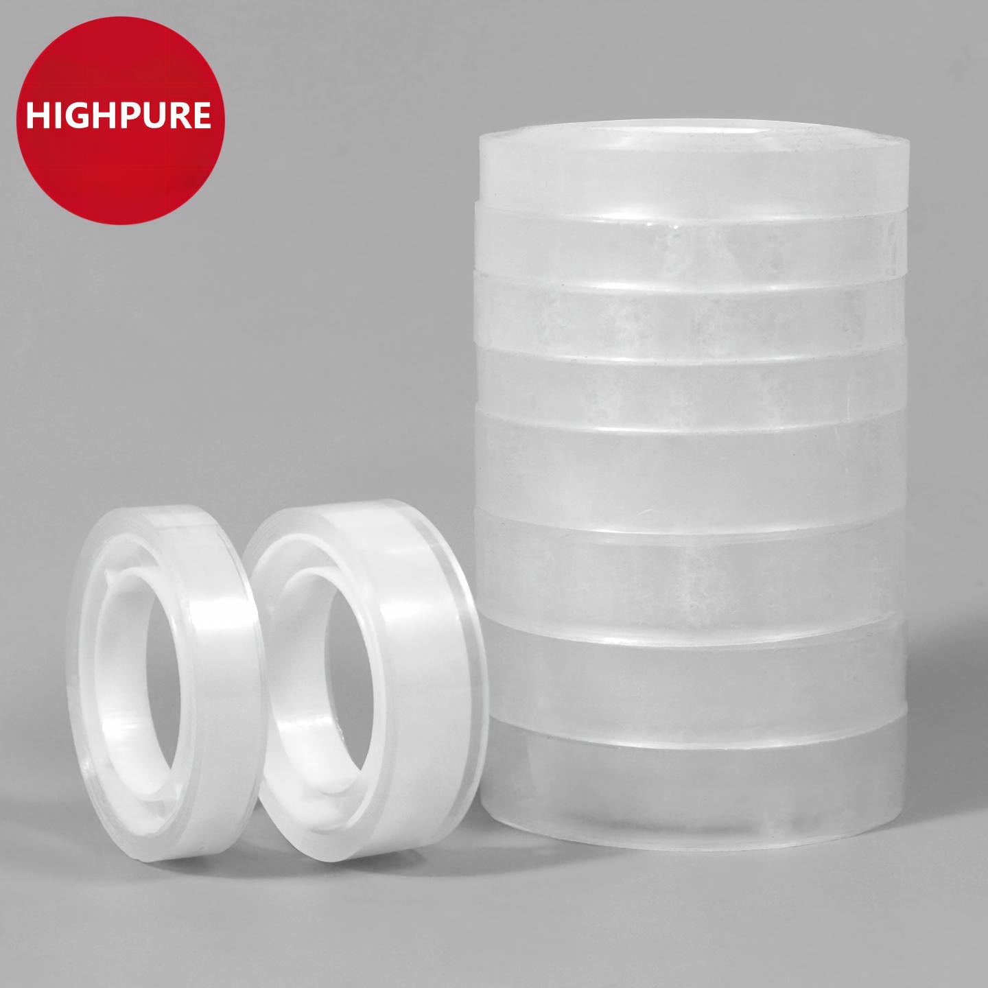 Small transparent tape, narrow and thin tape for students, transparent tape, cutter, office tape, plastic core, stationery tape Specification image