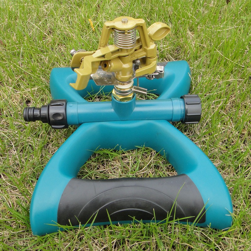 Alloy swing arm rotary sprinkler ground plug/tripod/base multi-style automatic irrigation sprinkler for lawns, gardens and agriculture Application Scenario