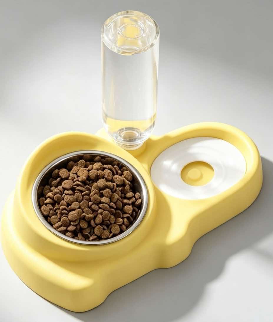 宠物用品/猫粮/宠物喂食器/宠物慢食碗/kitty吸管杯细节图