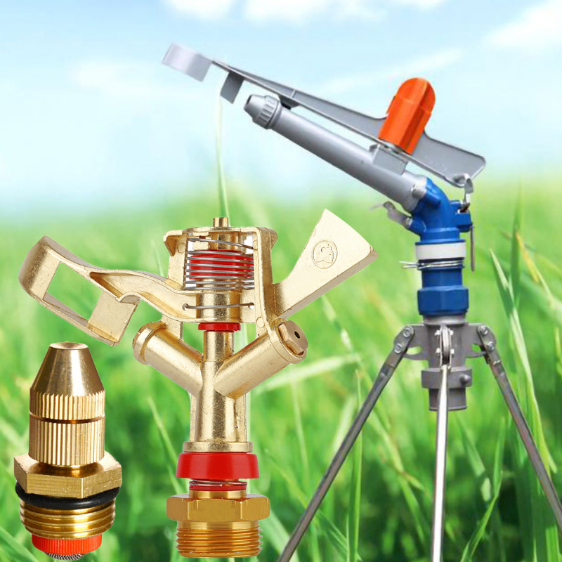 Garden and agricultural multi-specification sprinkler set, lawn swing arm sprinkler, vegetable field atomization micro-sprinkler water-saving irrigation sprinkler details Picture