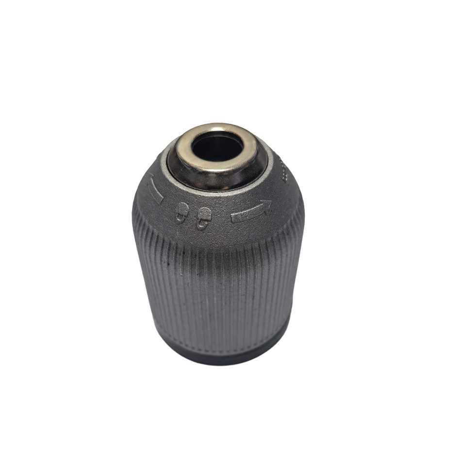 1-10MM aluminum shell electric drill chuck, 1/2 thread hand-tightened electric wrench adapter, connector accessory, self-locking clamp full image