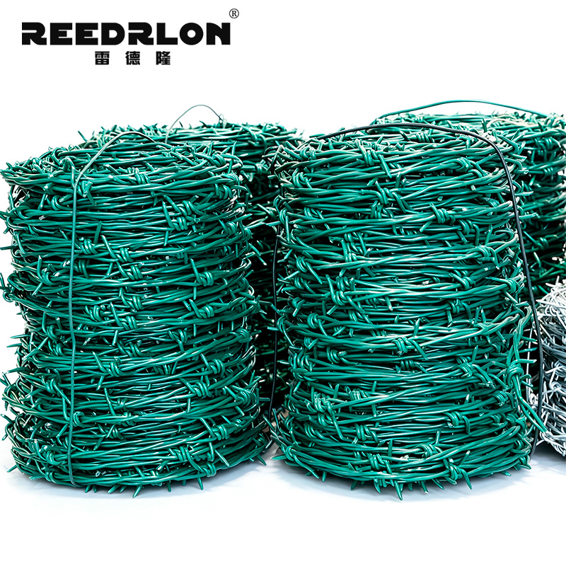 pvc green barbed wire rope Item Picture