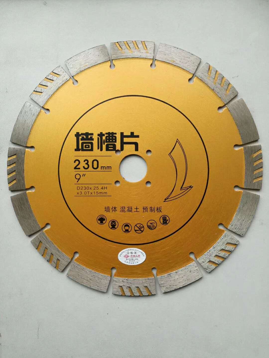 Diamond saw blades 230mm - 250mm, marble blades, stone, marble, concrete, granite cutting blades Specification image