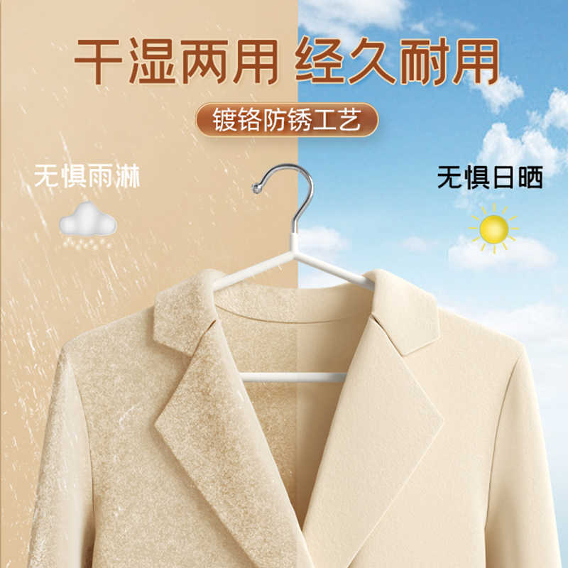 Japanese-style clothes rack, household hanging clothes, anti-slip and traceless clothes drying rack for student dormitories Specification image