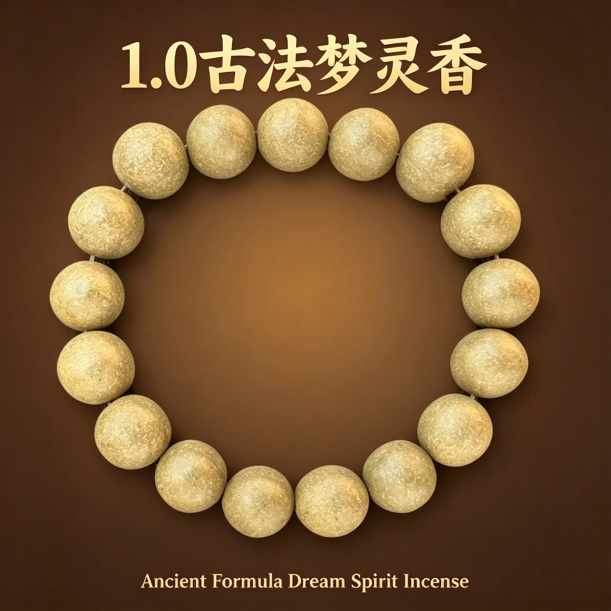  非遗古法药香珠天然药香手串佛珠手链香珠文玩手串 瑶香阁 1.0古法梦灵香手串Y2600243 