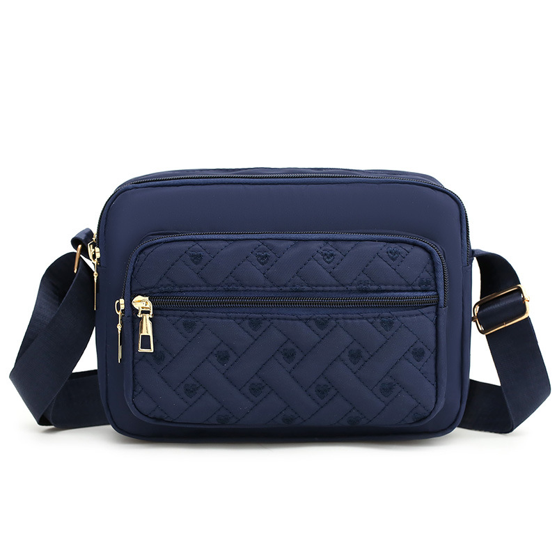New cross-border women's bag, simple single-shoulder crossbody bag, convenient nylon fabric bag, wholesale from foreign trade women's bag manufacturer undefined