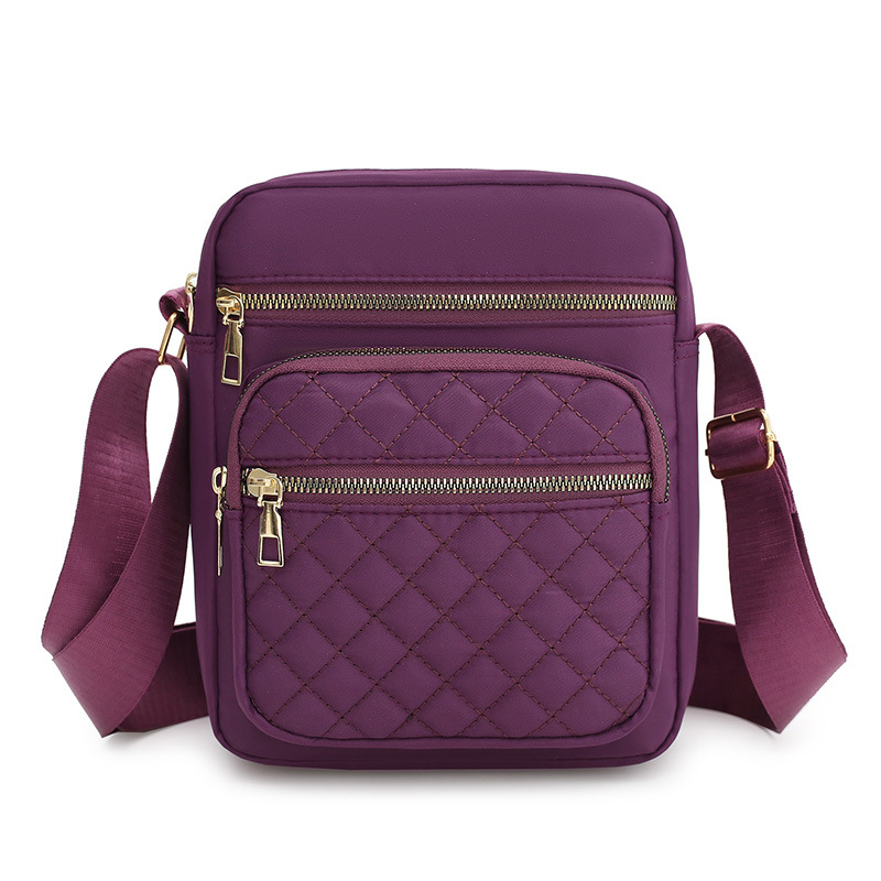 Wholesale women's bags 2024 new fashion, trendy, casual single-shoulder crossbody bag, practical mom bag, Oxford cloth bag, small square bag undefined