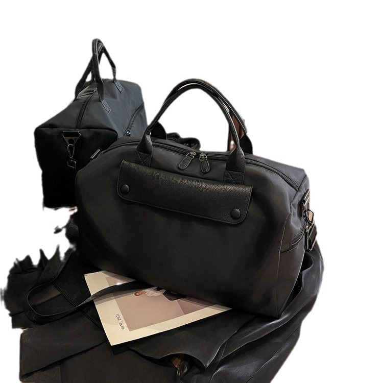 Korean-style crossbody fitness bag, water-resistant Oxford fabric luggage bag, lightweight short-distance business travel bag for women Item Picture